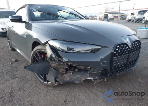 2022 BMW 430I z USA, uszkodzony, nr VIN WBA23AT07NCJ90769